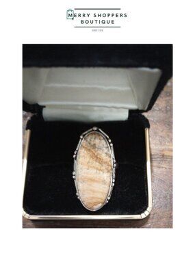 Silver Jasper Ring
